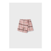 Mayoral Girls Nude Pink Check Skort
